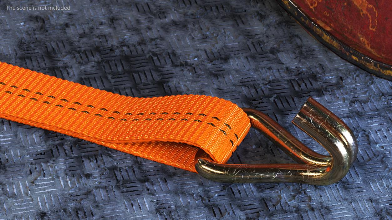 Strap Belt Folded 3D