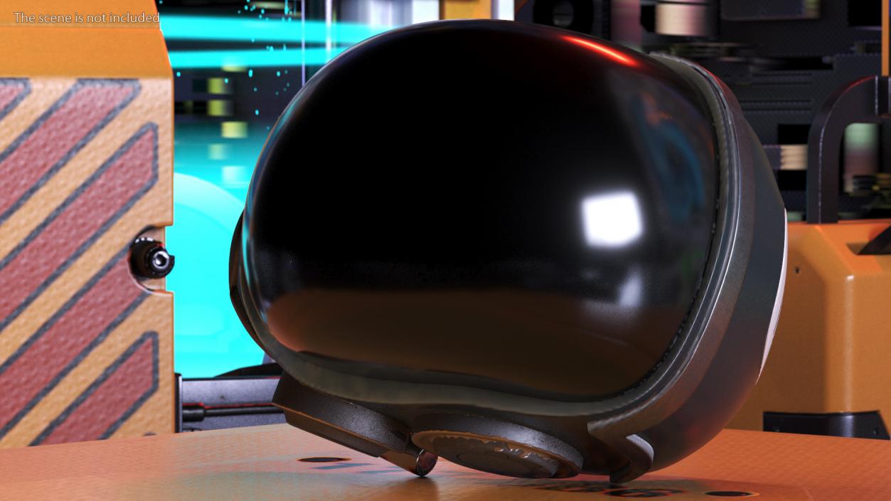 Futuristic Combat Helmet 3D model