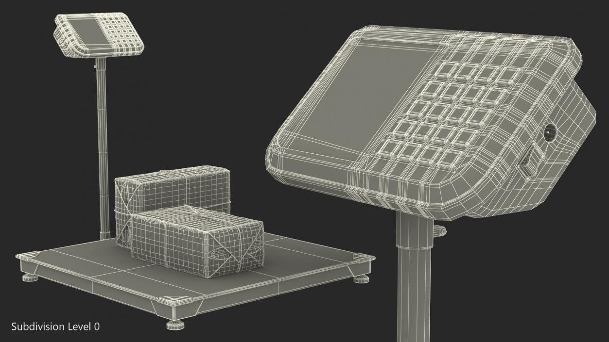 3D Warehouse Scale with Post Package model