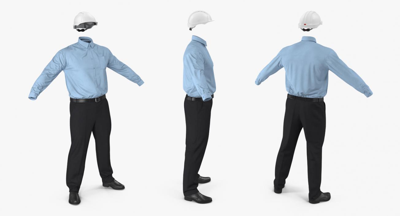 3D model Construction Architect Uniform