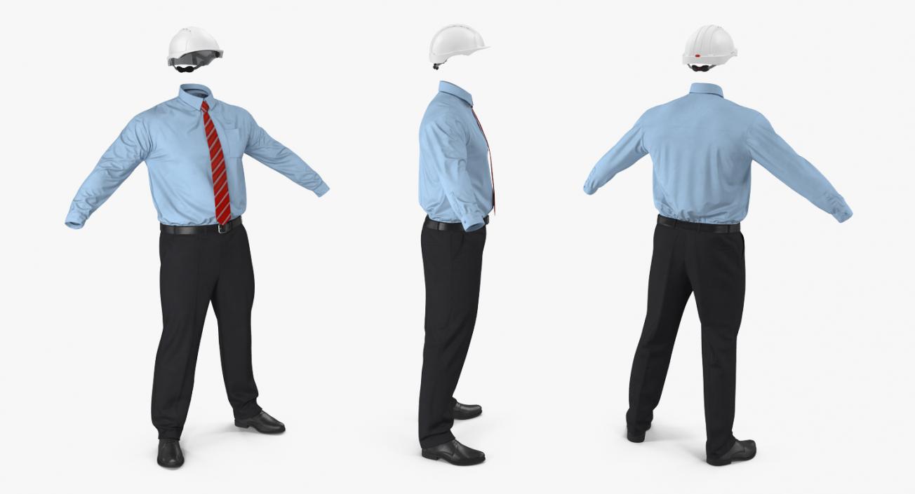 3D model Construction Architect Uniform