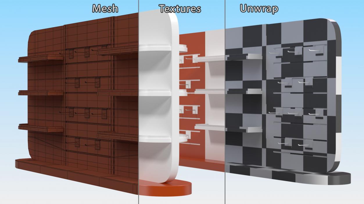 Store Display Stand 3D model