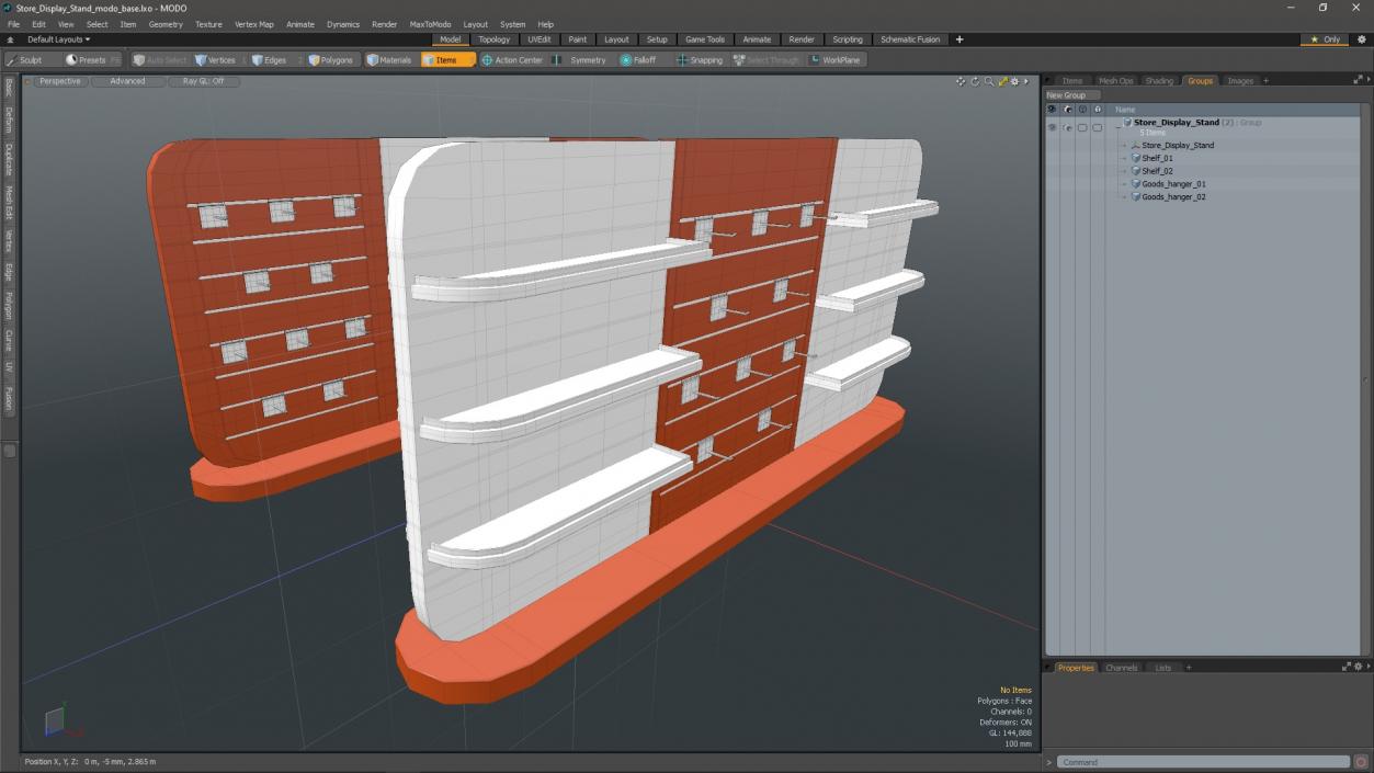 Store Display Stand 3D model