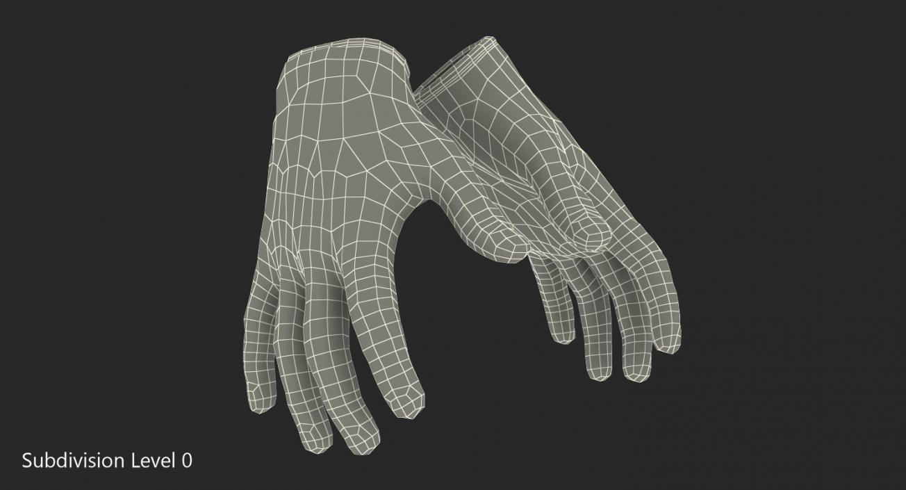 Football Handschuhe 3D model