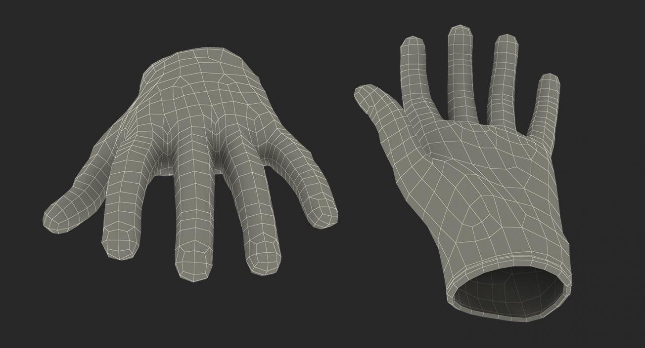 Football Handschuhe 3D model