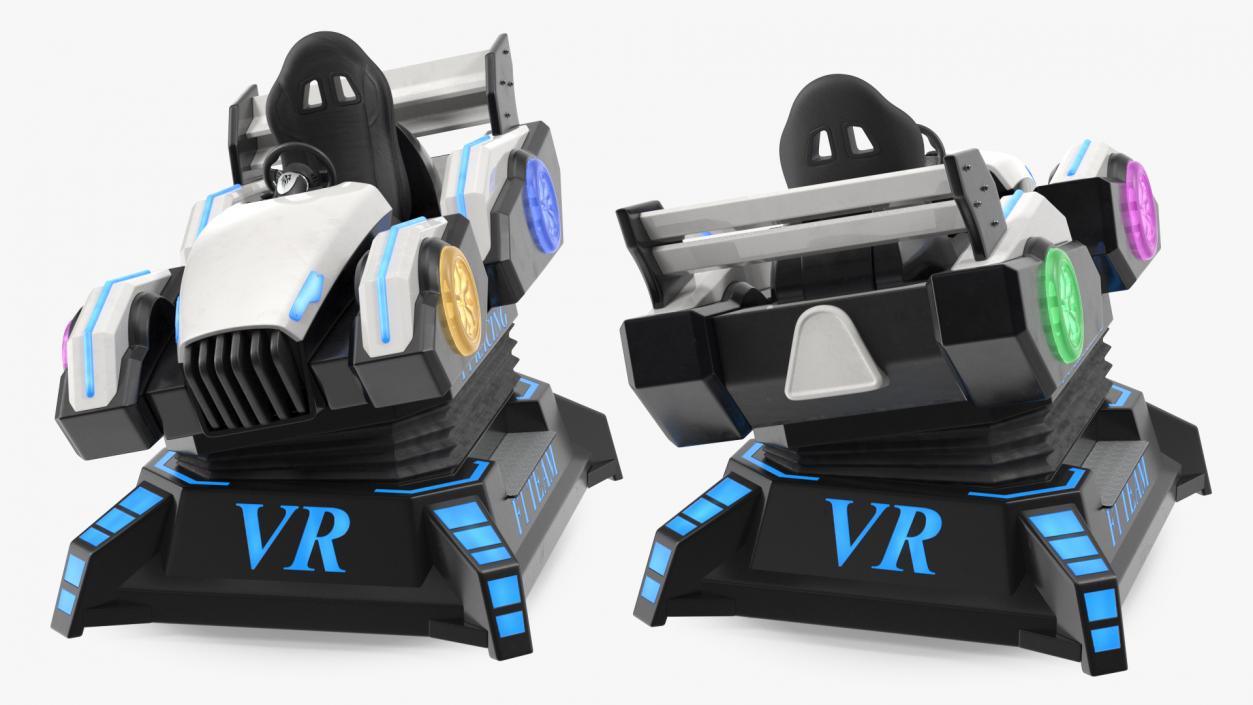 Virtual Reality Racing Game On Rigged 3D