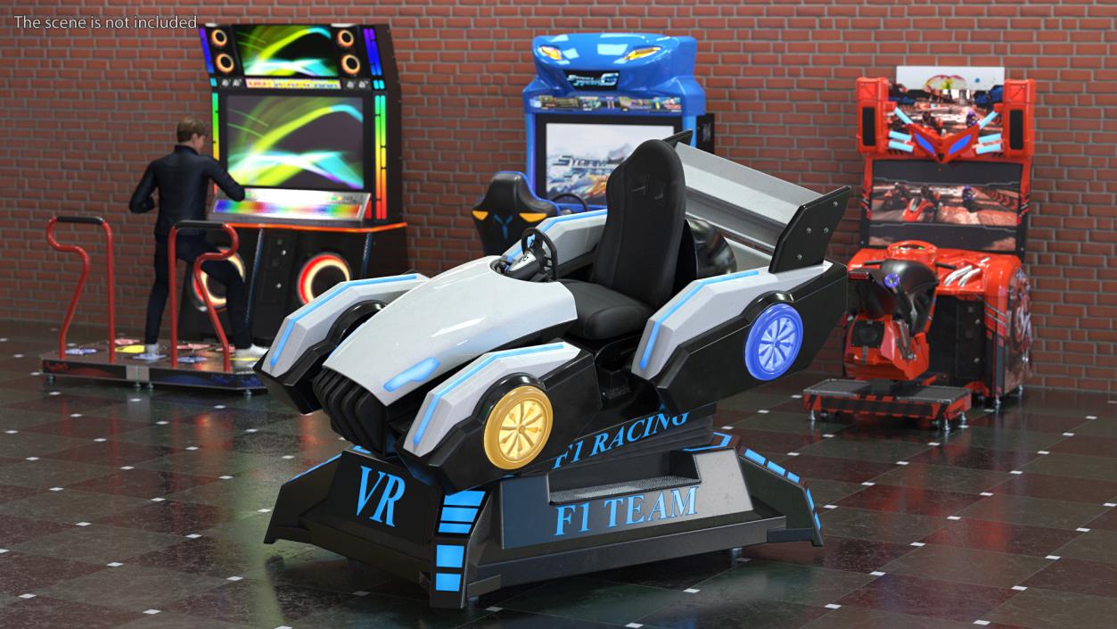 Virtual Reality Racing Game On Rigged 3D