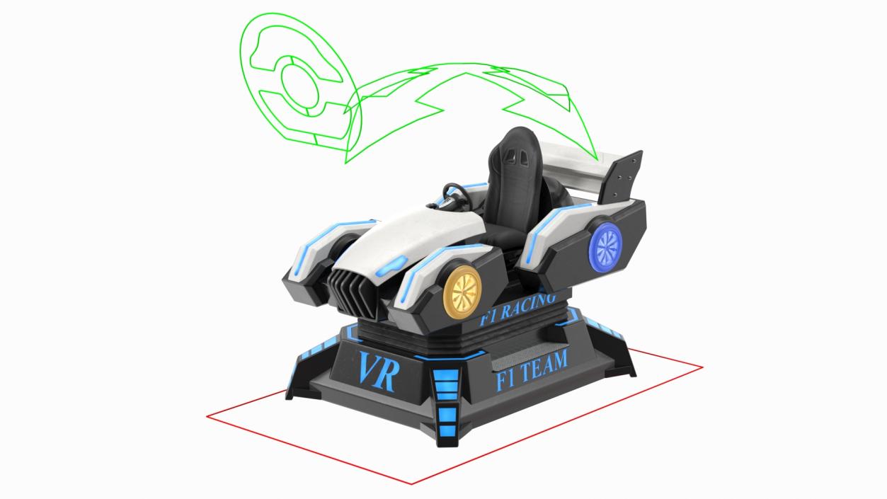 Virtual Reality Racing Game On Rigged 3D