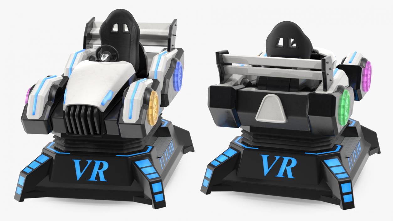 Virtual Reality Racing Game On Rigged 3D