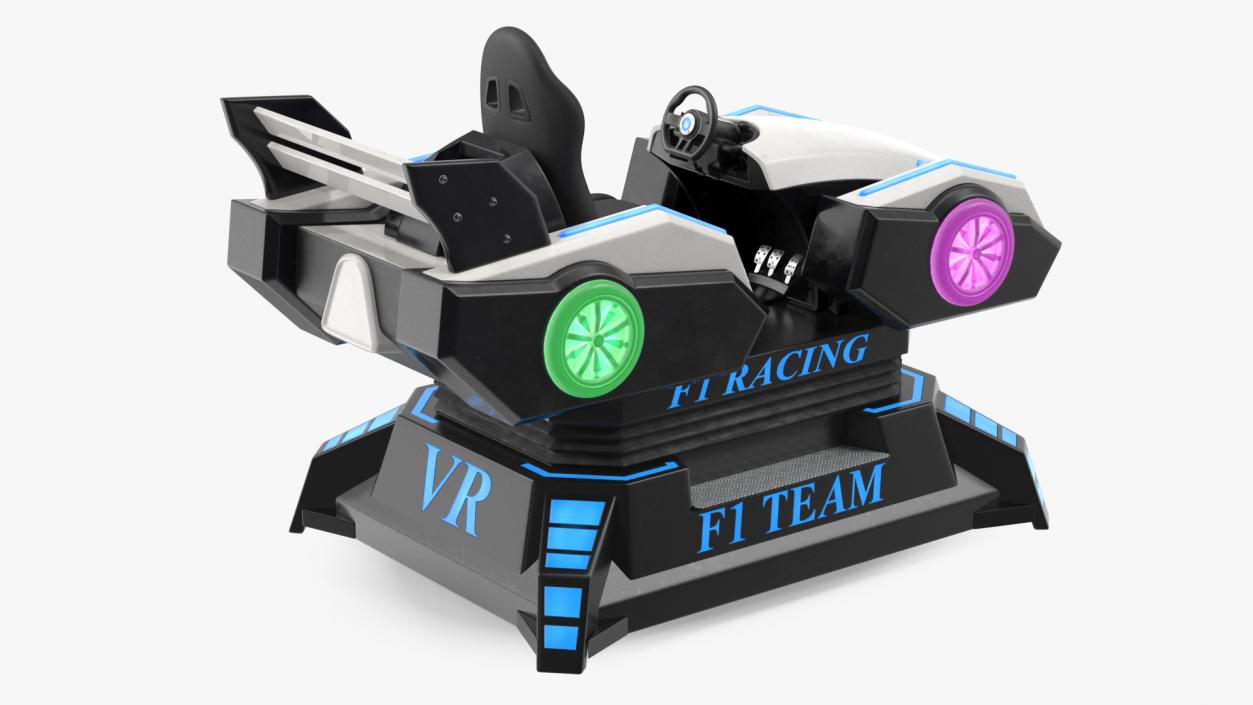 Virtual Reality Racing Game On Rigged 3D