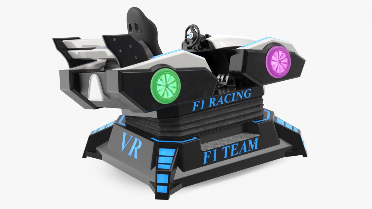 Virtual Reality Racing Game On Rigged 3D