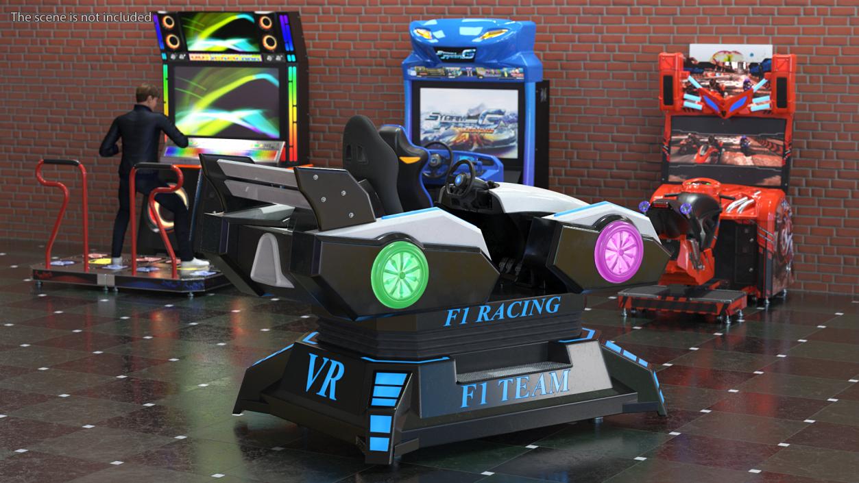 Virtual Reality Racing Game On Rigged 3D