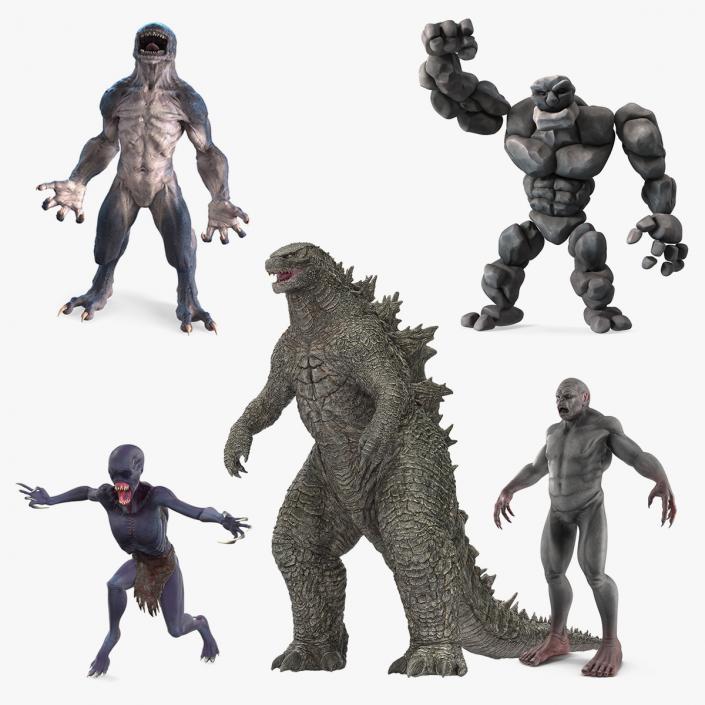 Monster Beasts Collection 4 3D