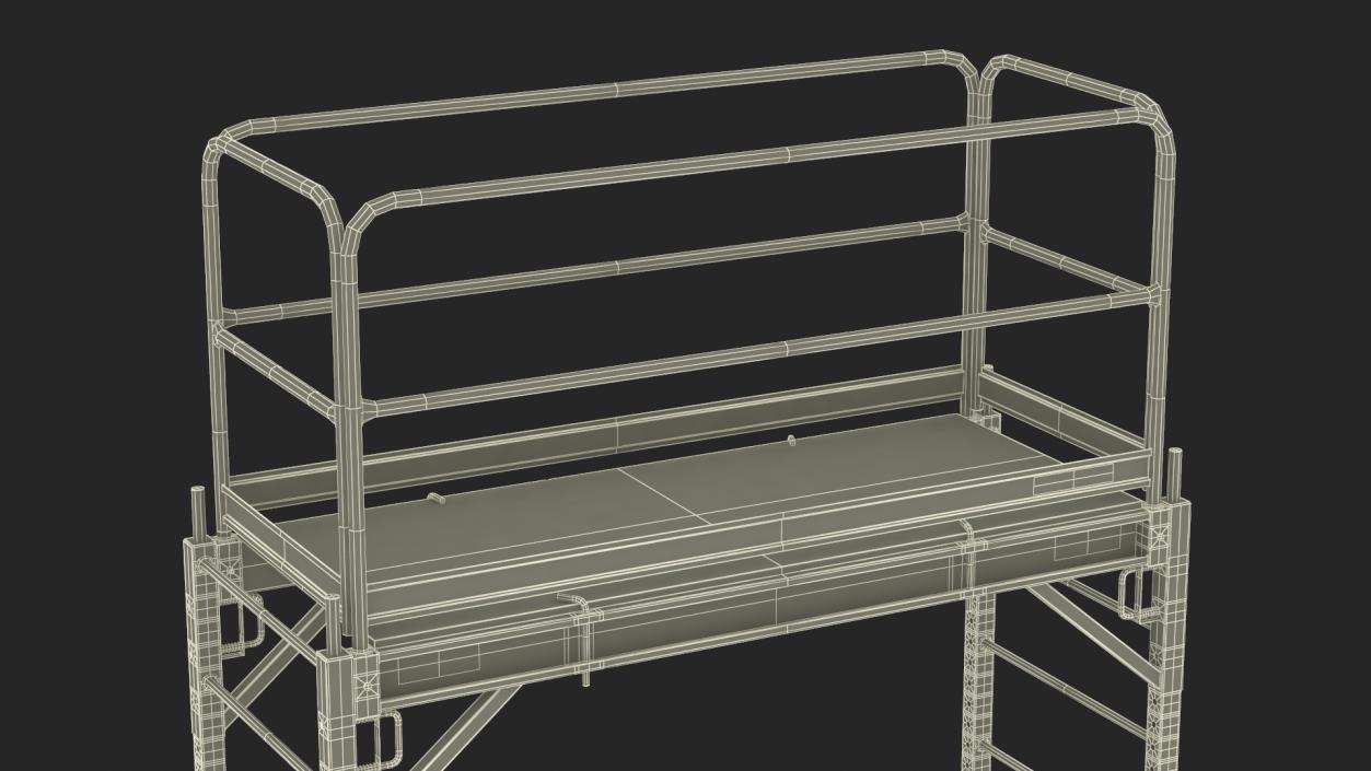 3D Multi Purpose Rolling Scaffolding model