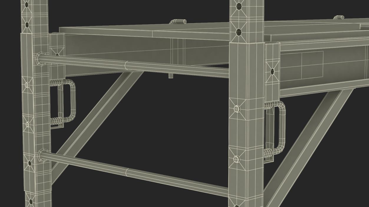 3D Multi Purpose Rolling Scaffolding model