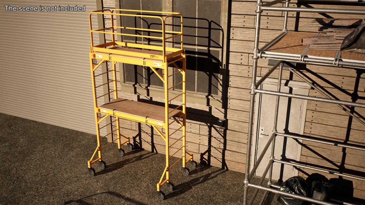 3D Multi Purpose Rolling Scaffolding model