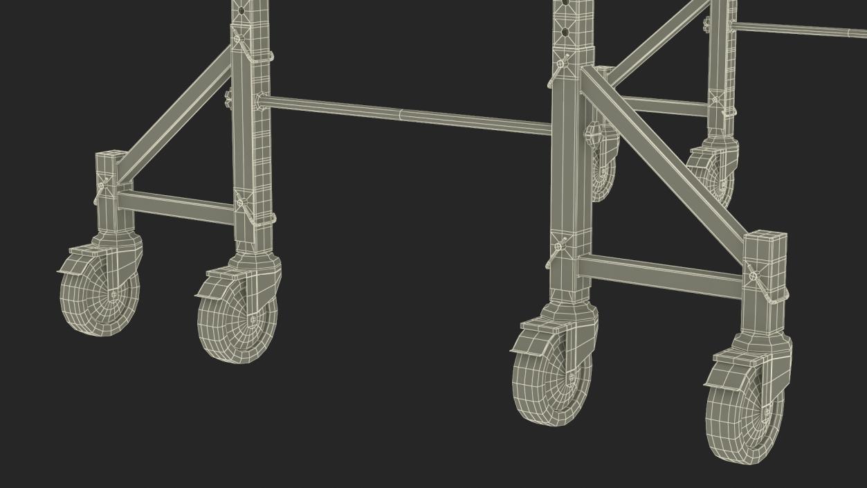 3D Multi Purpose Rolling Scaffolding model