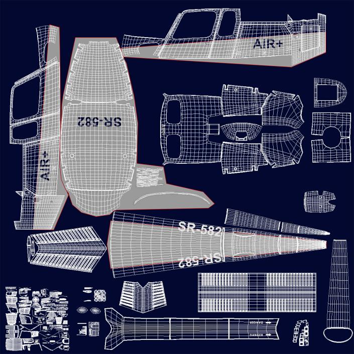 Light Utility Helicopter Eurocopter AS 350 3D