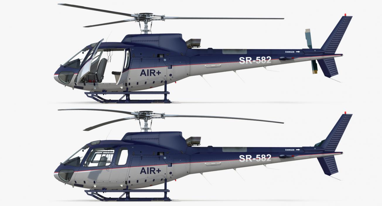 Light Utility Helicopter Eurocopter AS 350 3D