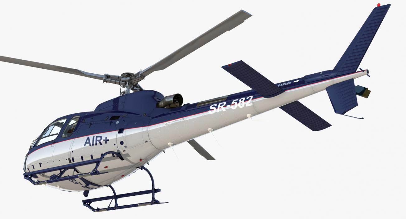 Light Utility Helicopter Eurocopter AS 350 3D