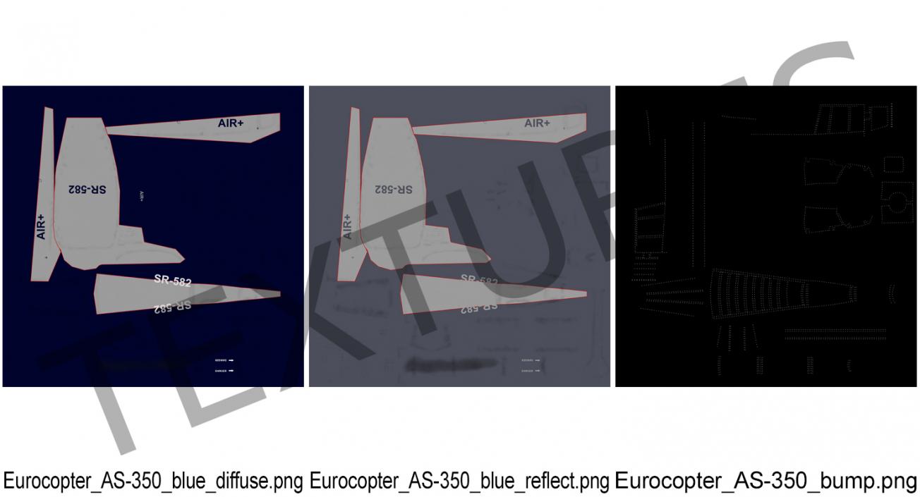 Light Utility Helicopter Eurocopter AS 350 3D