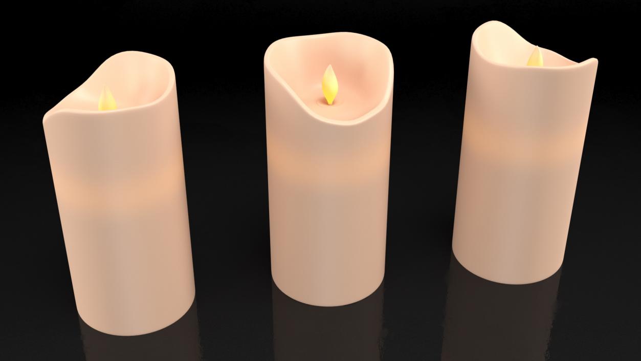 Electric Candles Collection 3D