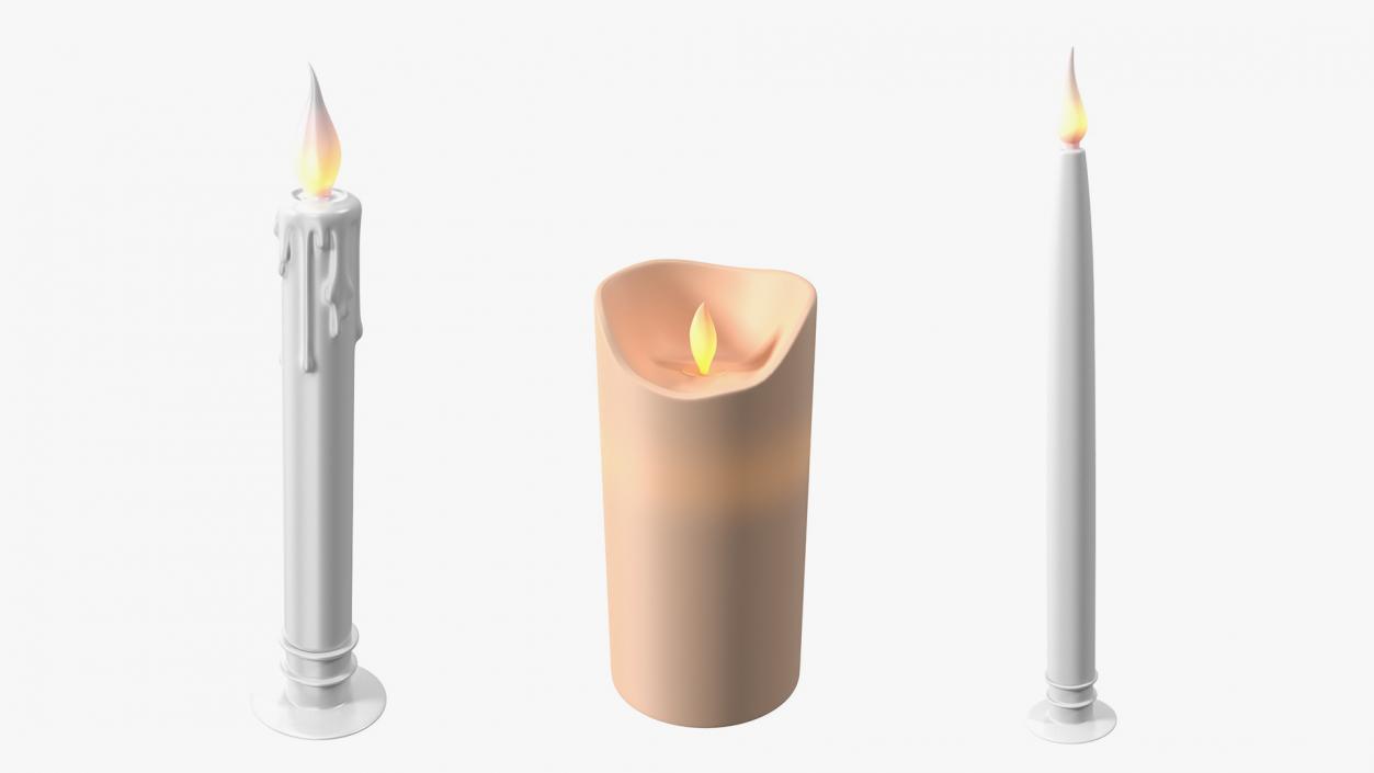 Electric Candles Collection 3D