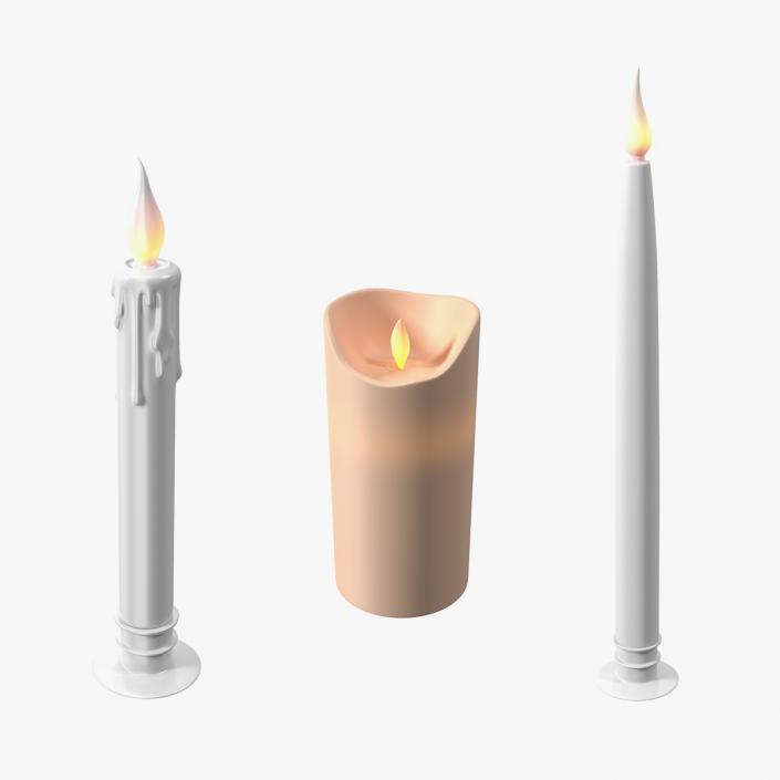 Electric Candles Collection 3D