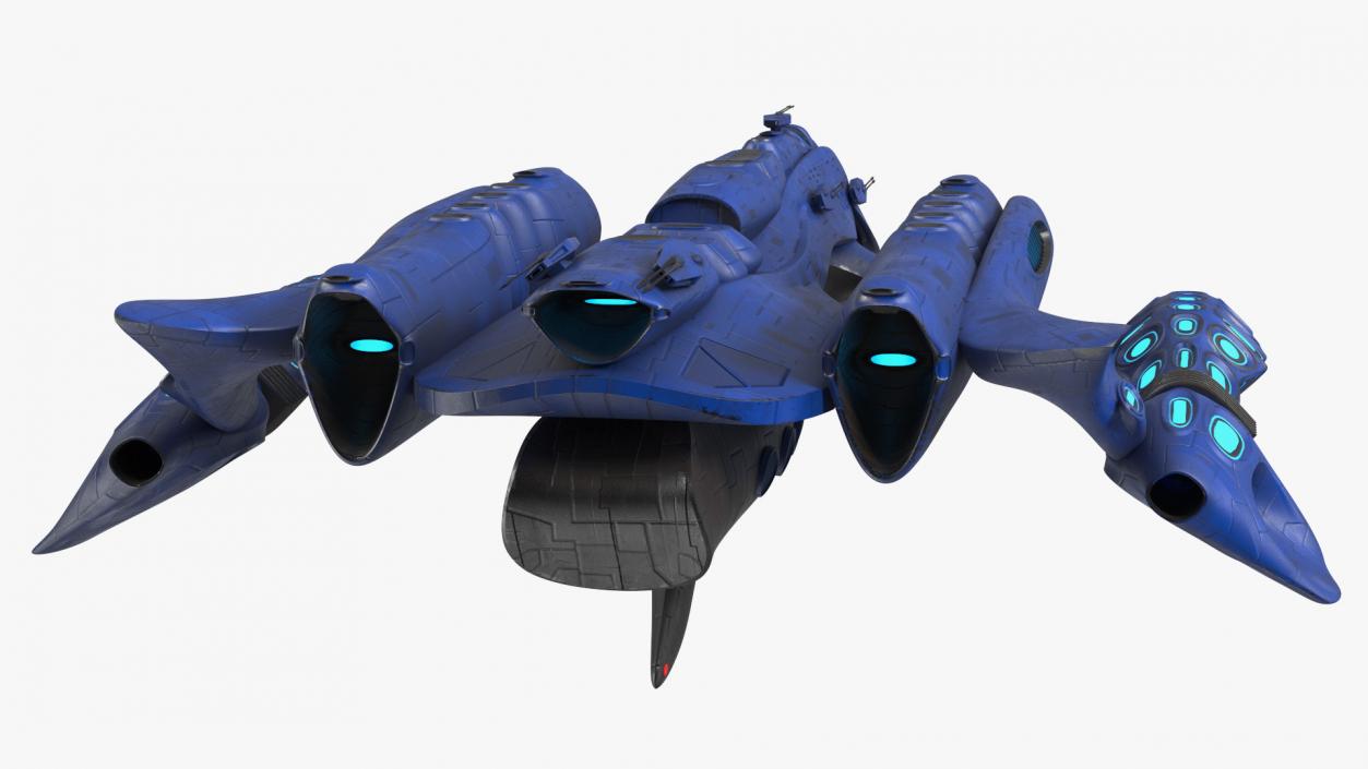 Futuristic Spaceships Collection 2 3D model