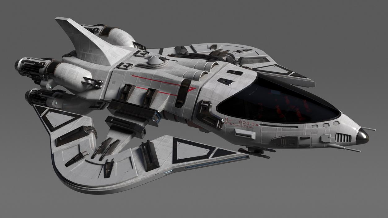 Futuristic Spaceships Collection 2 3D model