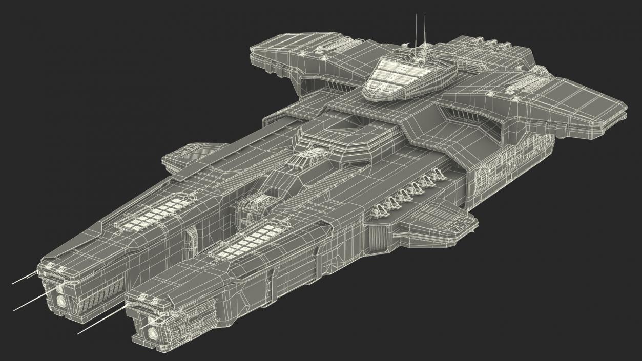 Futuristic Spaceships Collection 2 3D model