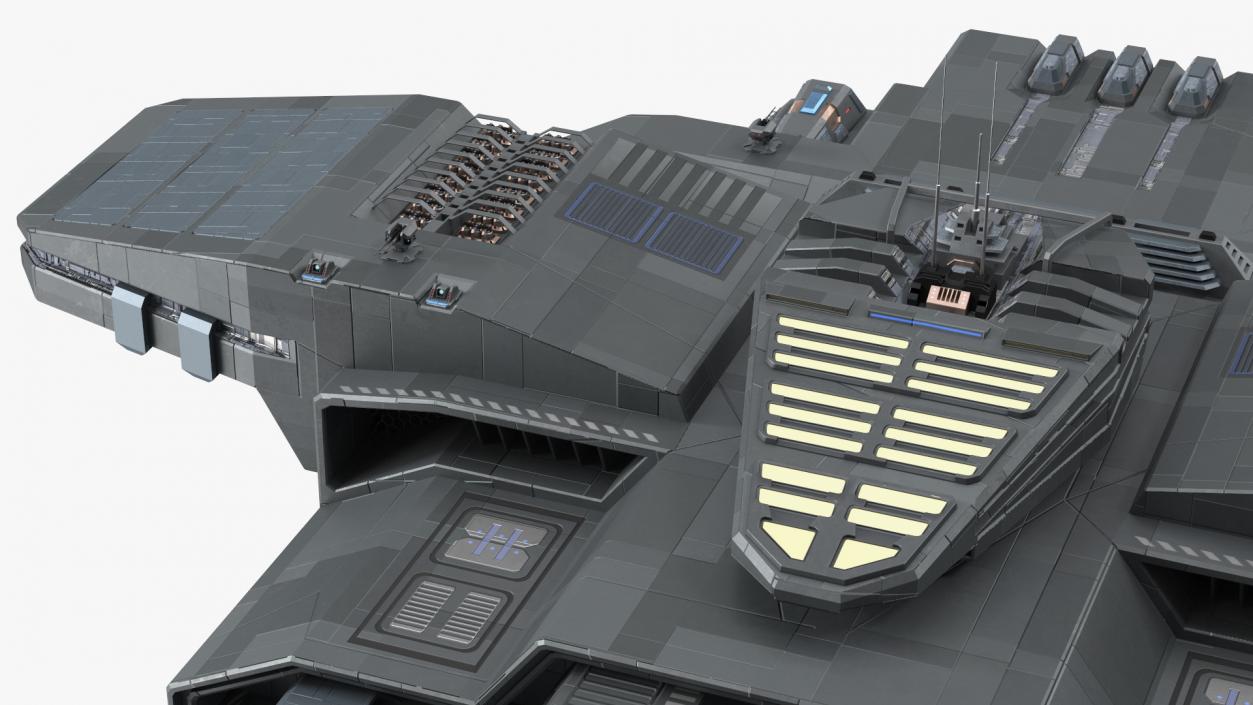 Futuristic Spaceships Collection 2 3D model