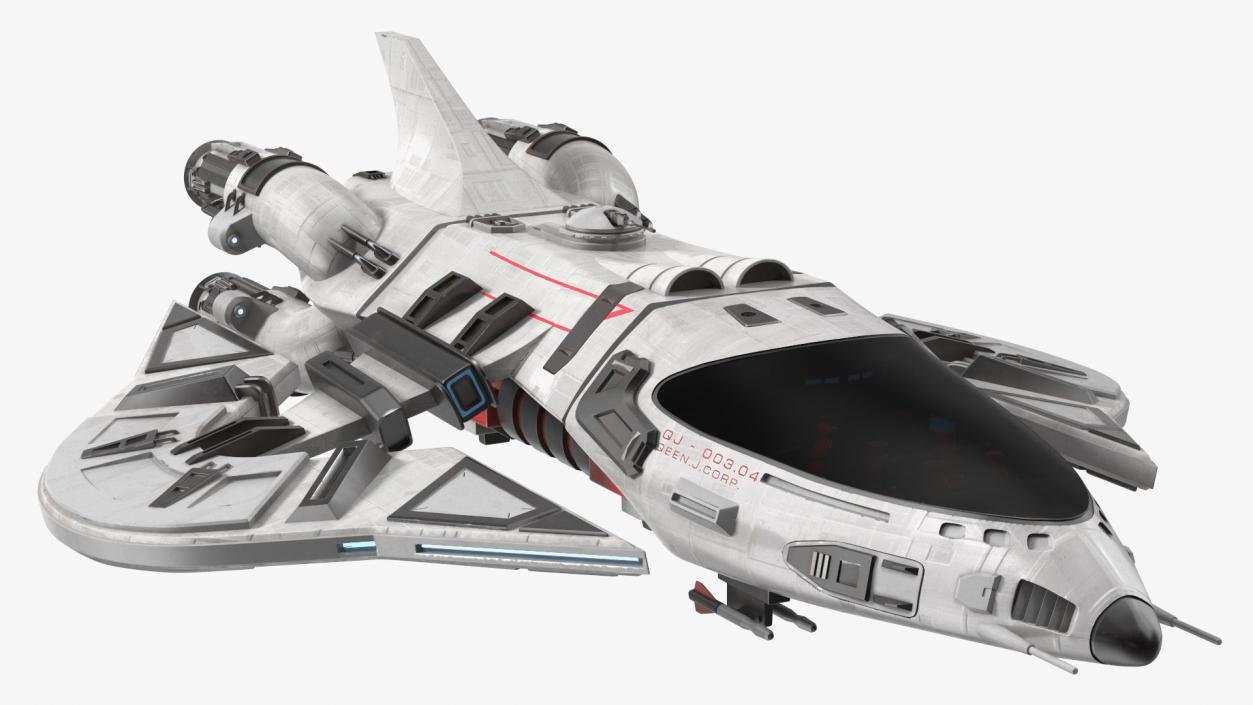 Futuristic Spaceships Collection 2 3D model