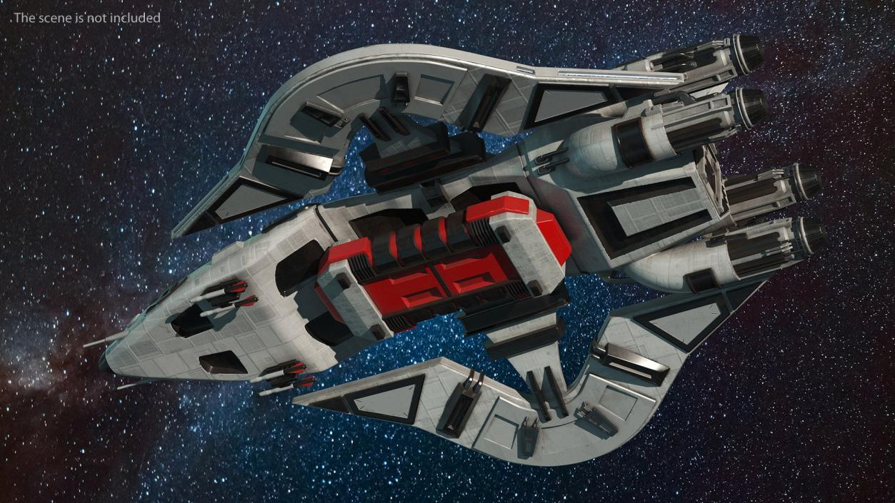 Futuristic Spaceships Collection 2 3D model