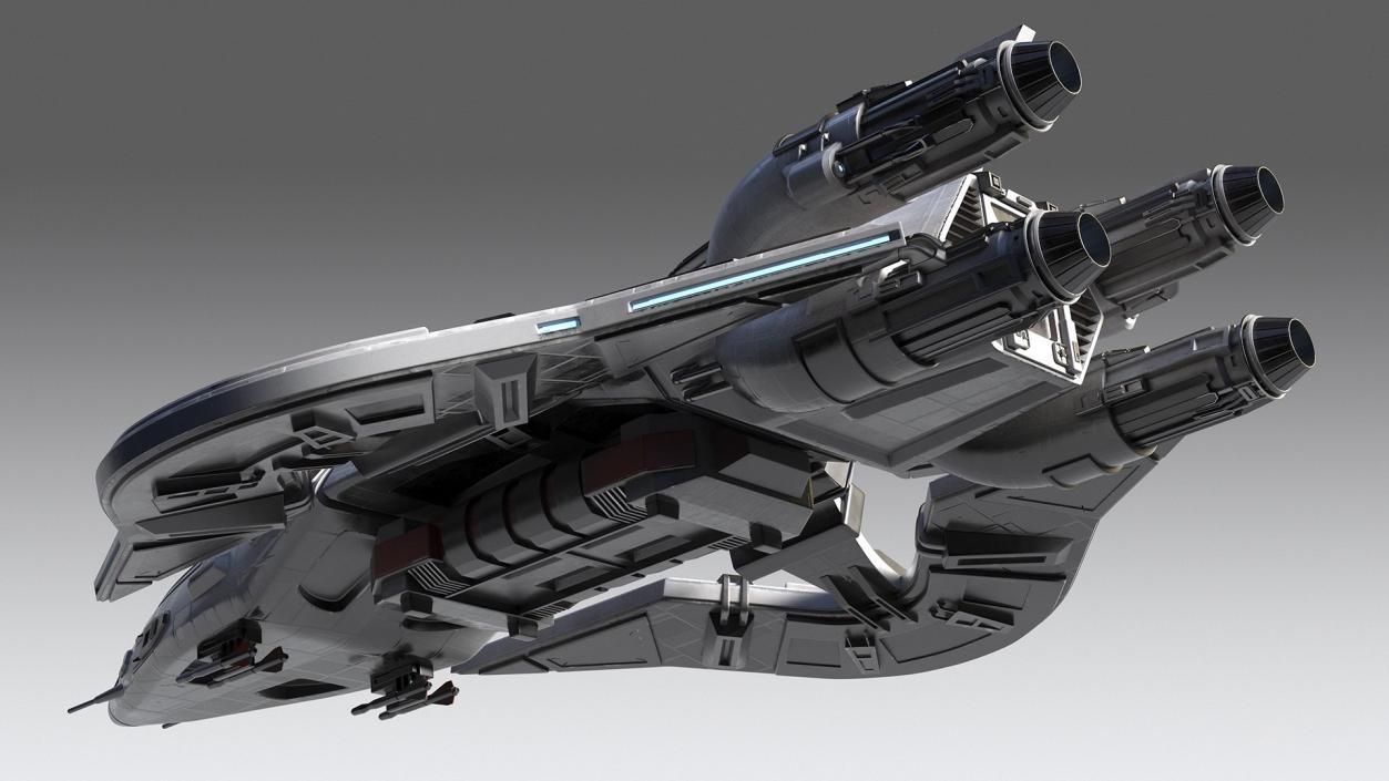 Futuristic Spaceships Collection 2 3D model