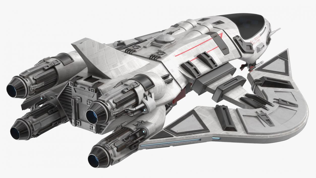 Futuristic Spaceships Collection 2 3D model