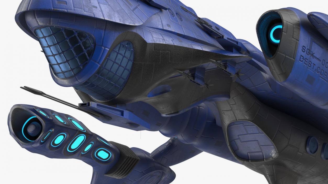 Futuristic Spaceships Collection 2 3D model