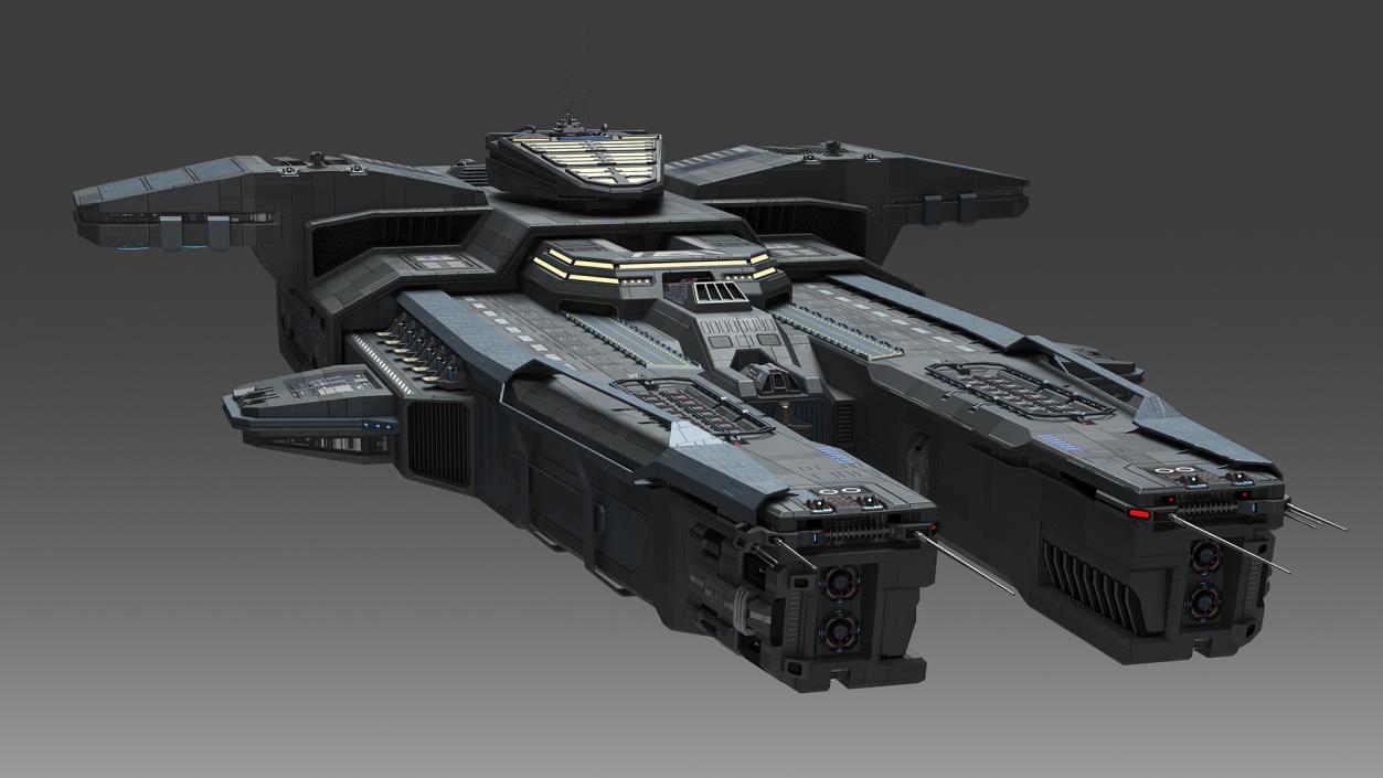 Futuristic Spaceships Collection 2 3D model