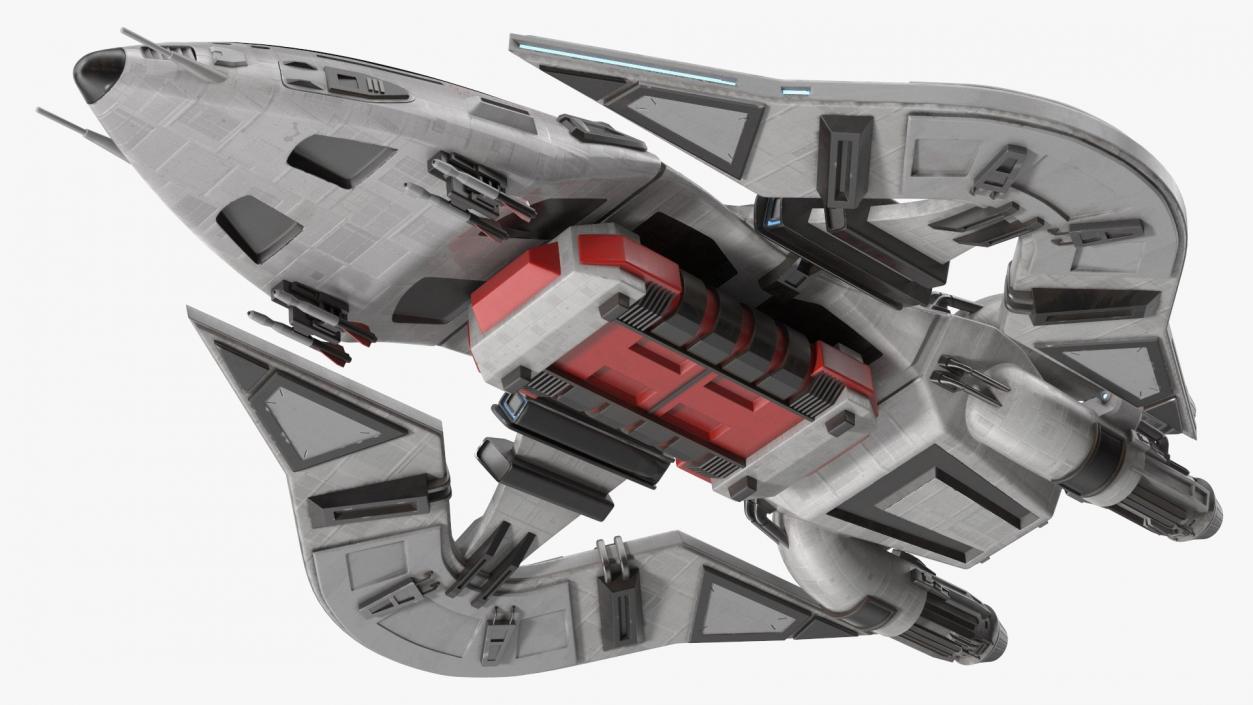 Futuristic Spaceships Collection 2 3D model