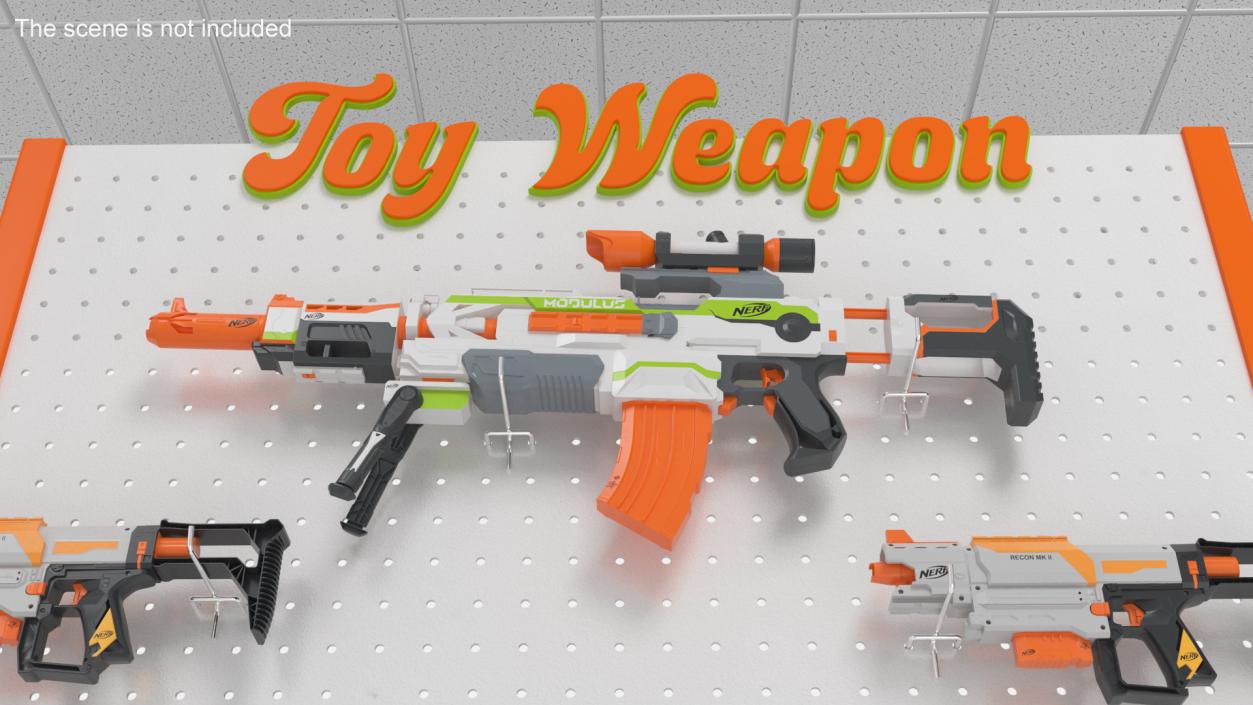 3D Toy Guns Collection 3