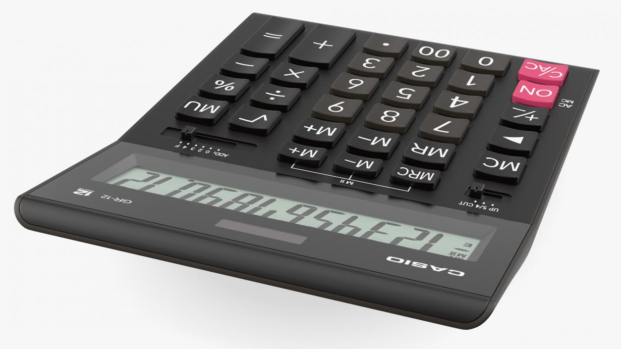 Casio GR-12 Calculator 3D