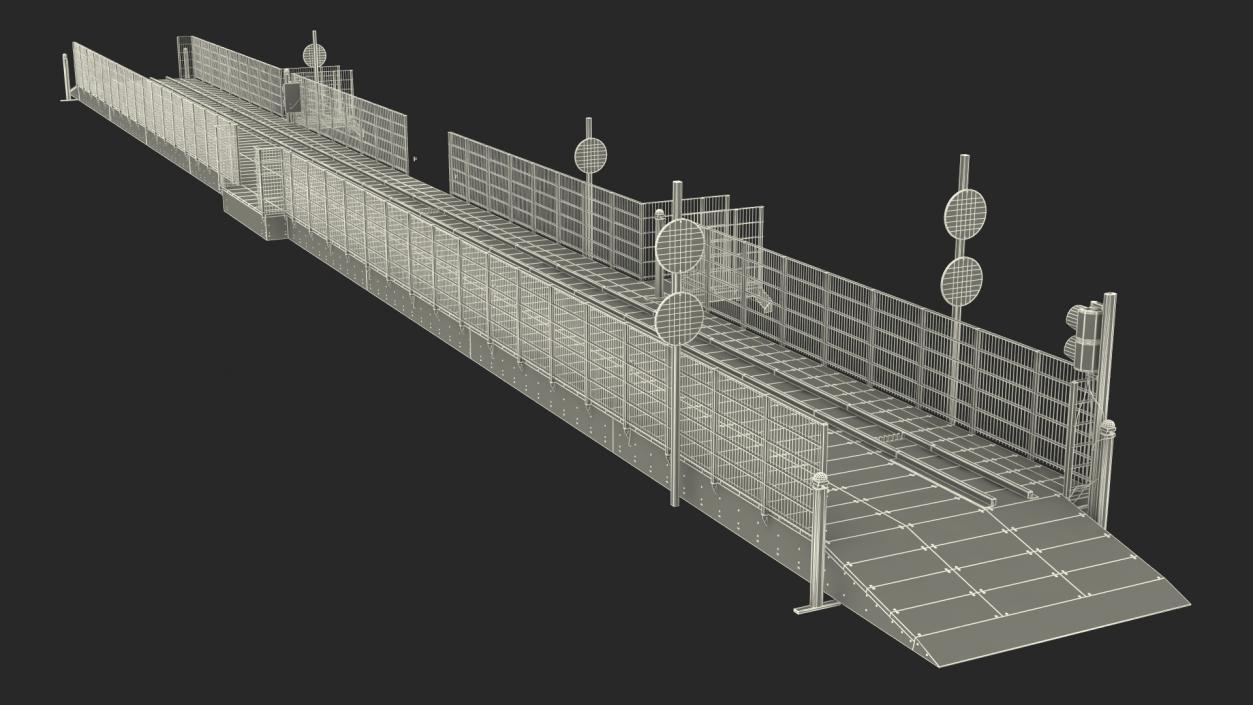 3D Drive Through Car Checkpoint model