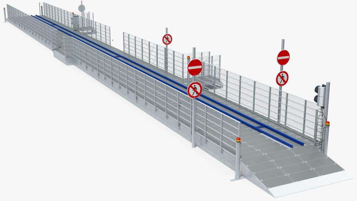 3D Drive Through Car Checkpoint model