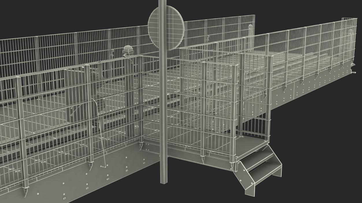 3D Drive Through Car Checkpoint model