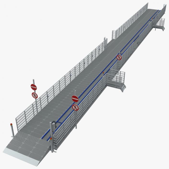 3D Drive Through Car Checkpoint model