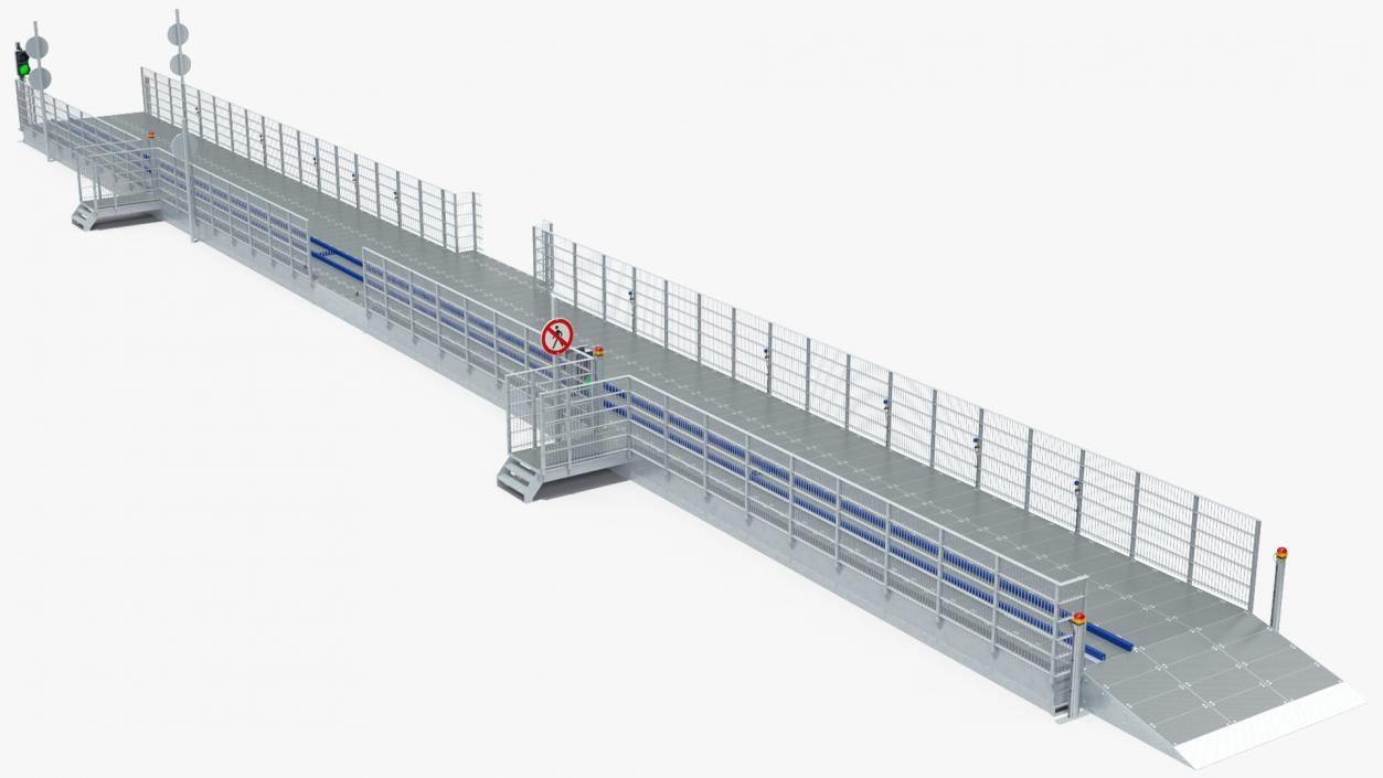 3D Drive Through Car Checkpoint model