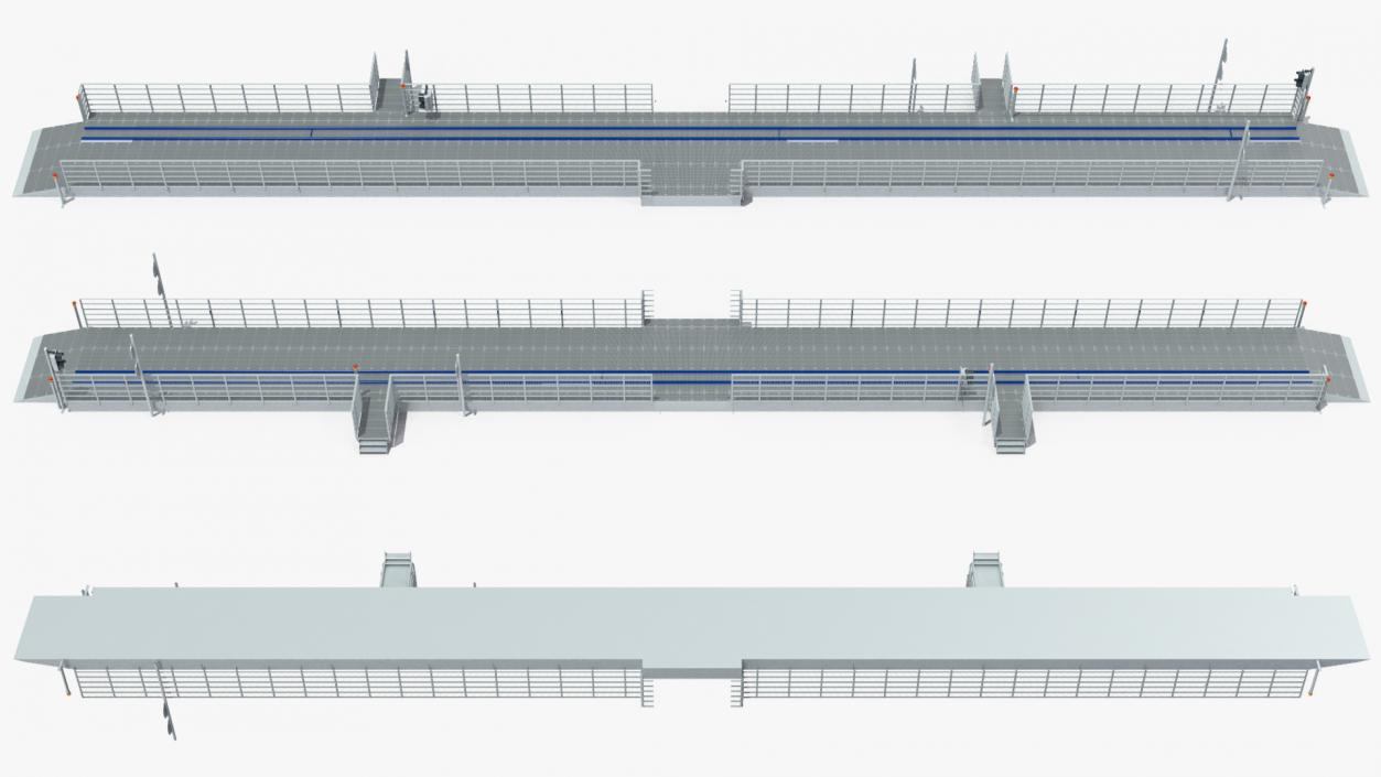 3D Drive Through Car Checkpoint model