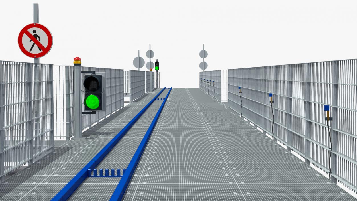 3D Drive Through Car Checkpoint model