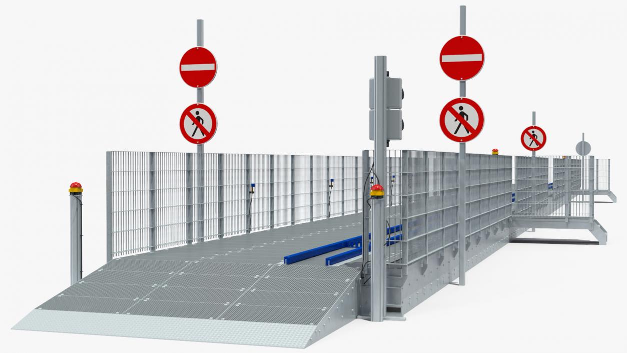 3D Drive Through Car Checkpoint model