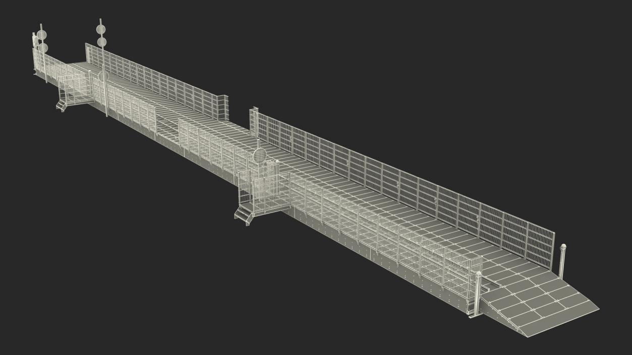 3D Drive Through Car Checkpoint model